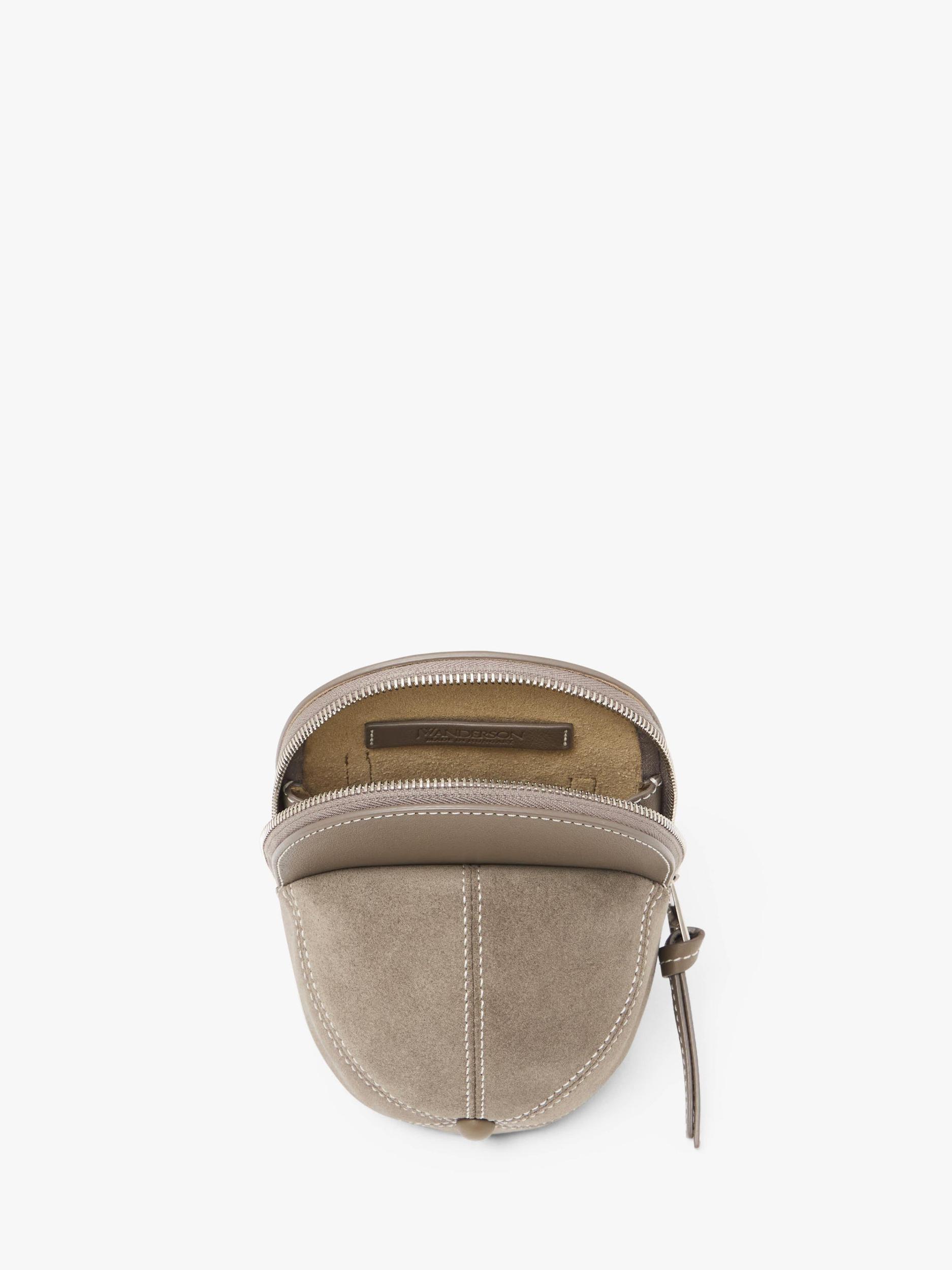 MEDIUM CAP BAG - SUEDE CROSSBODY BAG Product Image