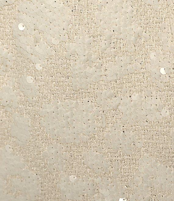 Antonio Melani Lakelyn Sequin Tweed A Line Mini Skirt Product Image
