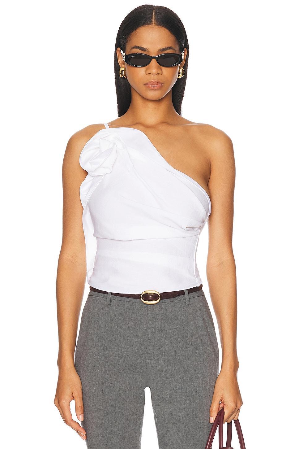 One Shoulder Blouse Product Image