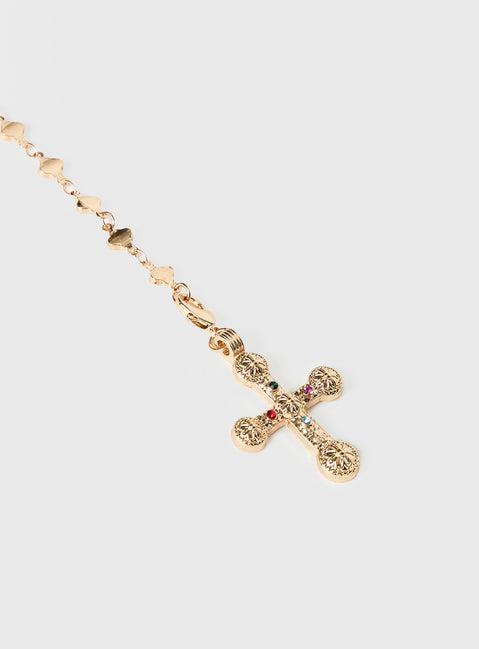 Sweet Talk Necklace Gold Product Image
