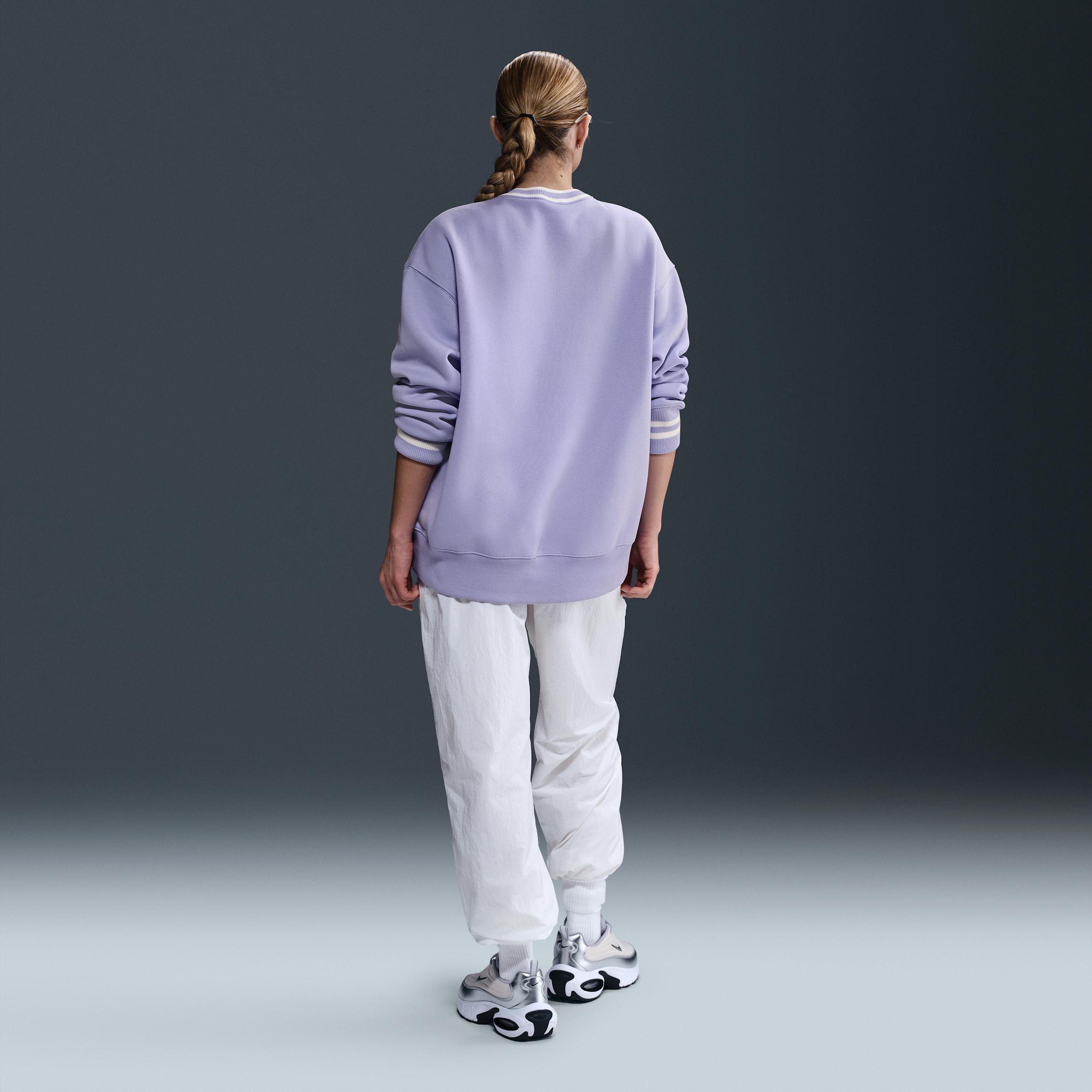 Nike Sportswear Phoenix Fleece Women's Oversized Graphic Crew-Neck Sweatshirt Product Image
