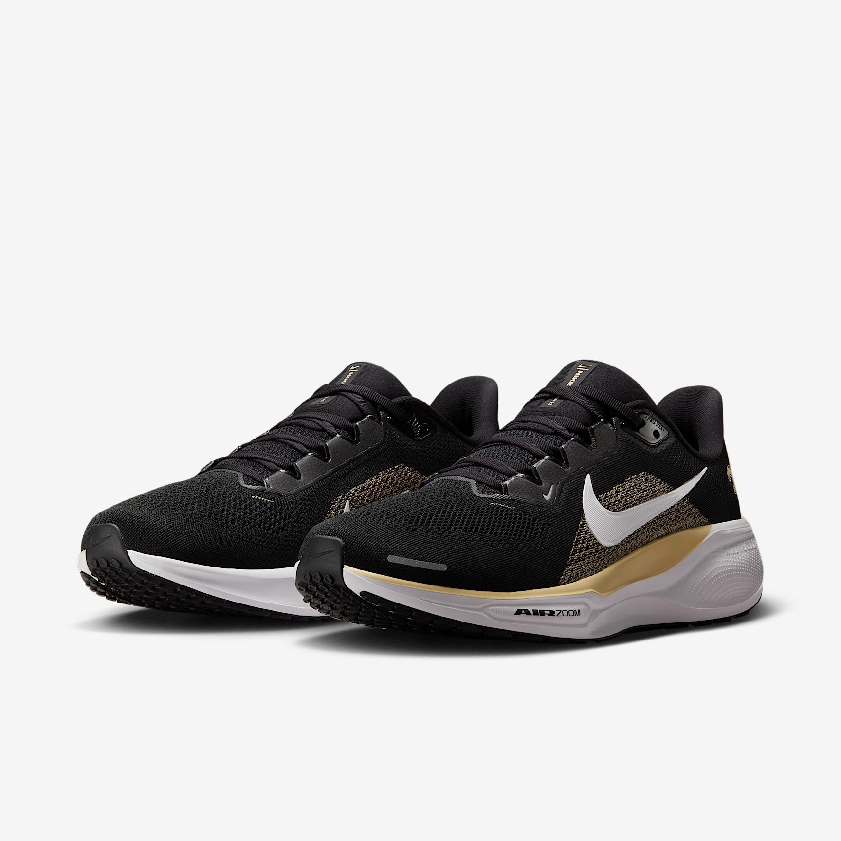 New Orleans Saints Pegasus 41 Men's Nike NFL Road Running Shoes Product Image