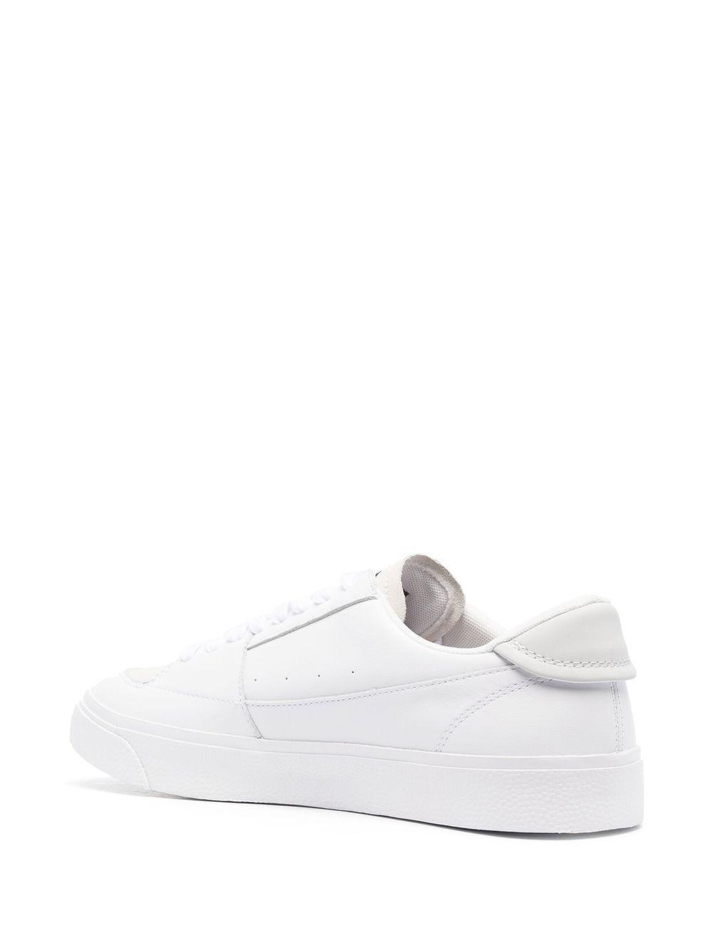 logo-detail low-top leather sneakers Product Image