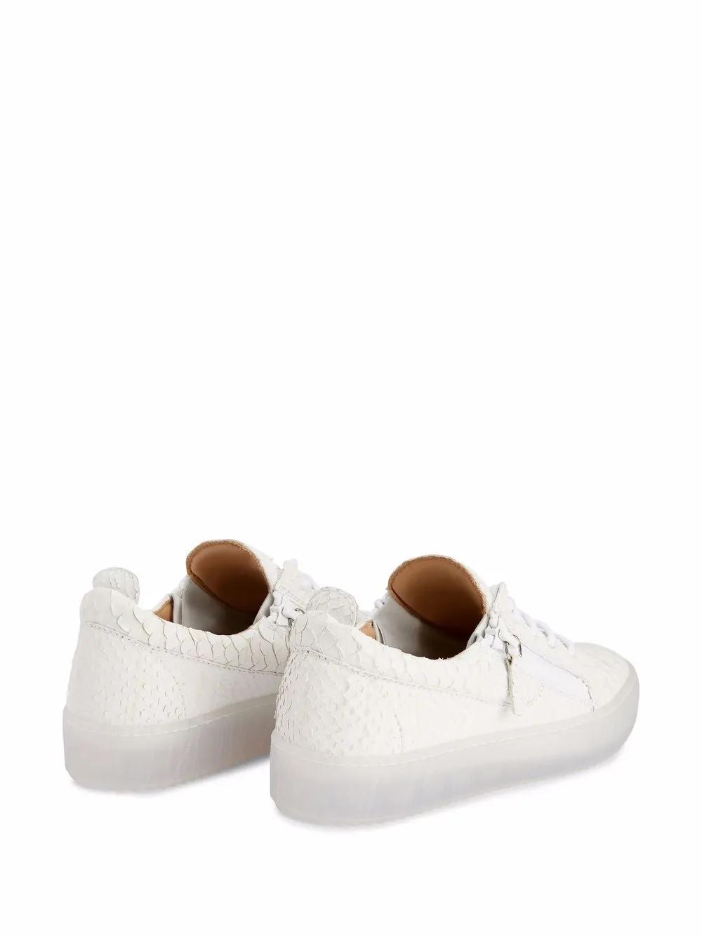 Gail snakeskin-textured sneakers Product Image