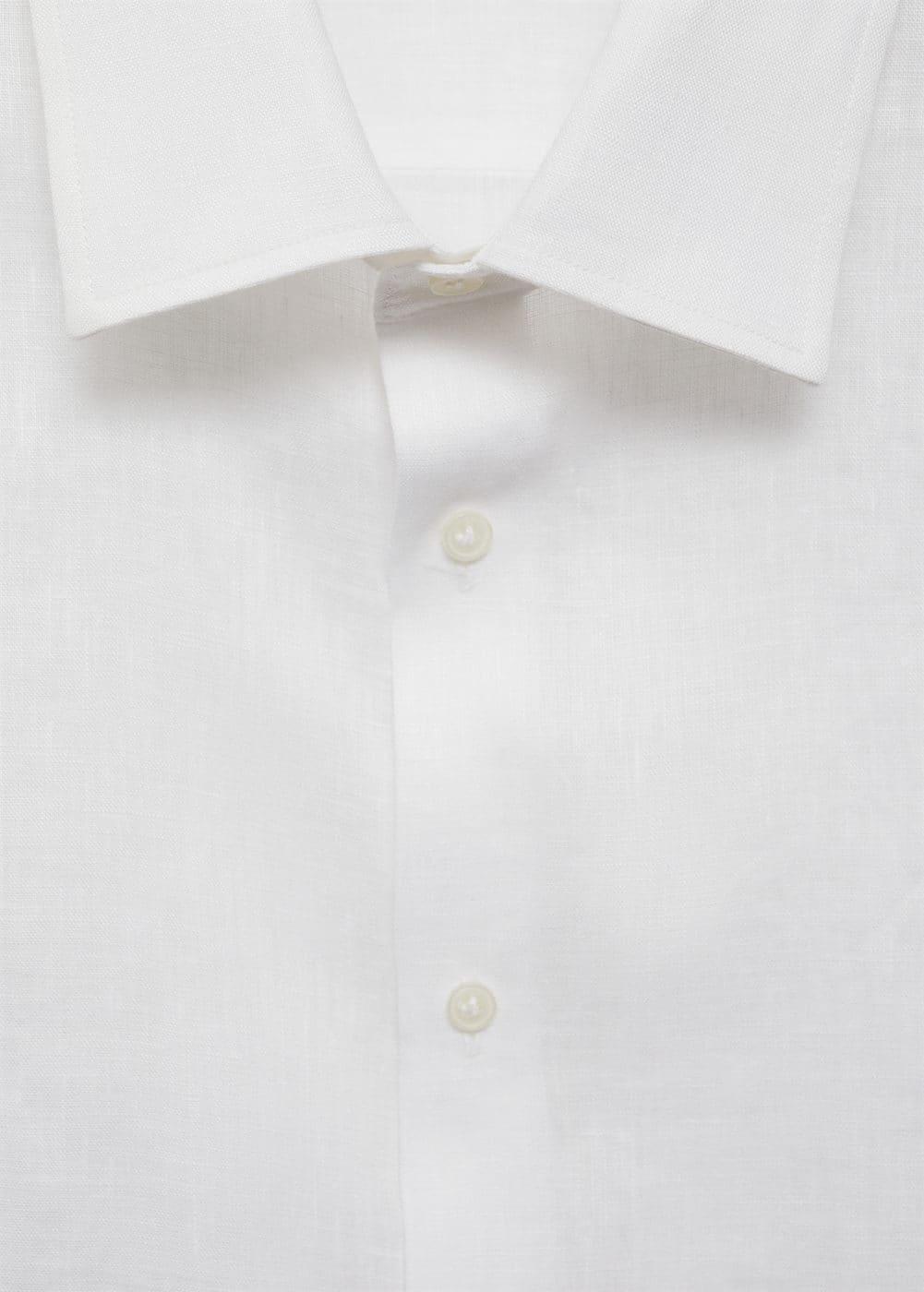 Mango Mens Linen Shirt Product Image