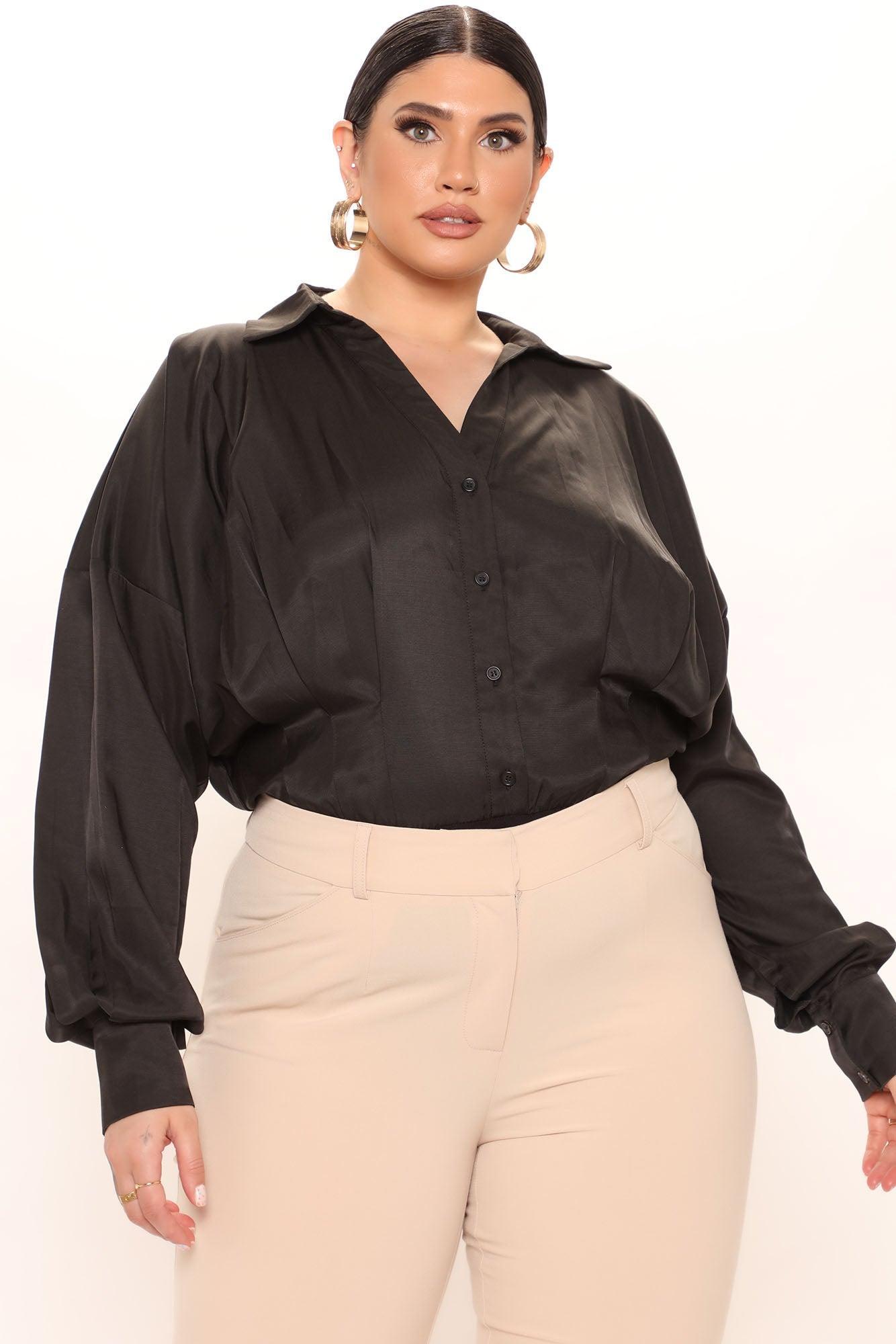 She Means Business Bodysuit - Black Product Image