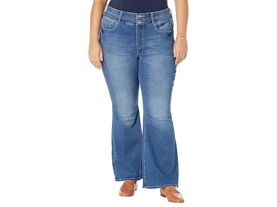 NYDJ Plus Size Ava High Rise Flare Jeans Product Image
