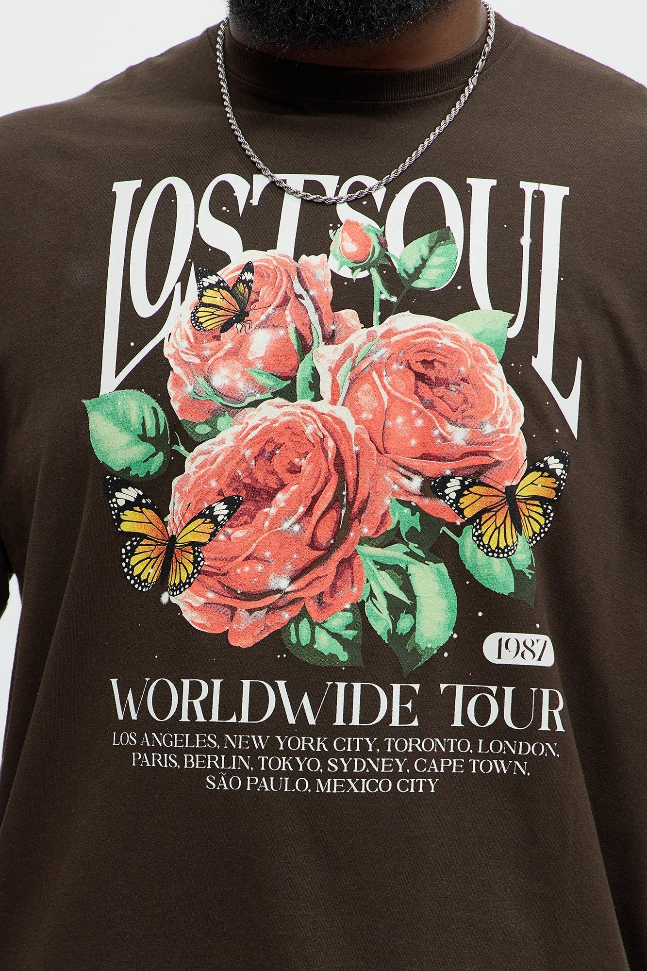 Lost Soul 1987 Short Sleeve Tee - Brown Product Image
