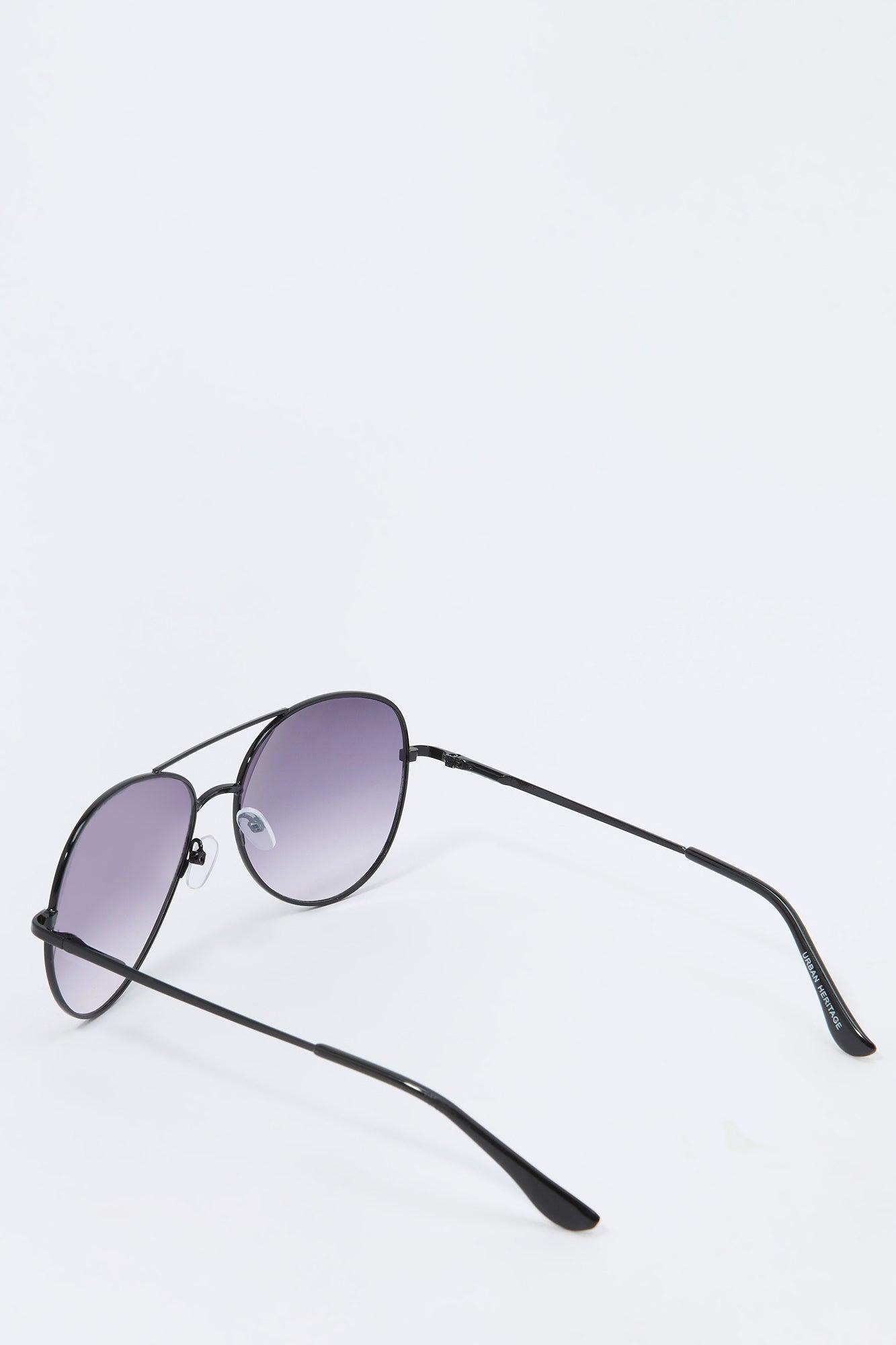 Round Aviator Sunglasses Male Product Image