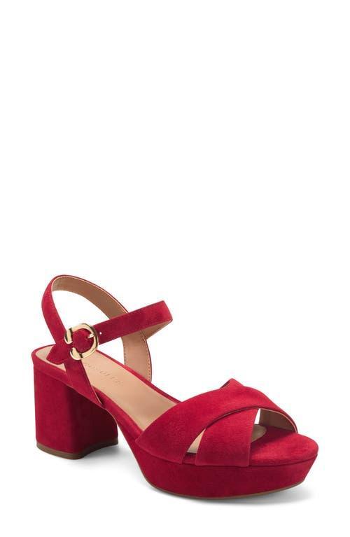 Aerosoles Cosmos Womens Suede Platform Sandals Product Image