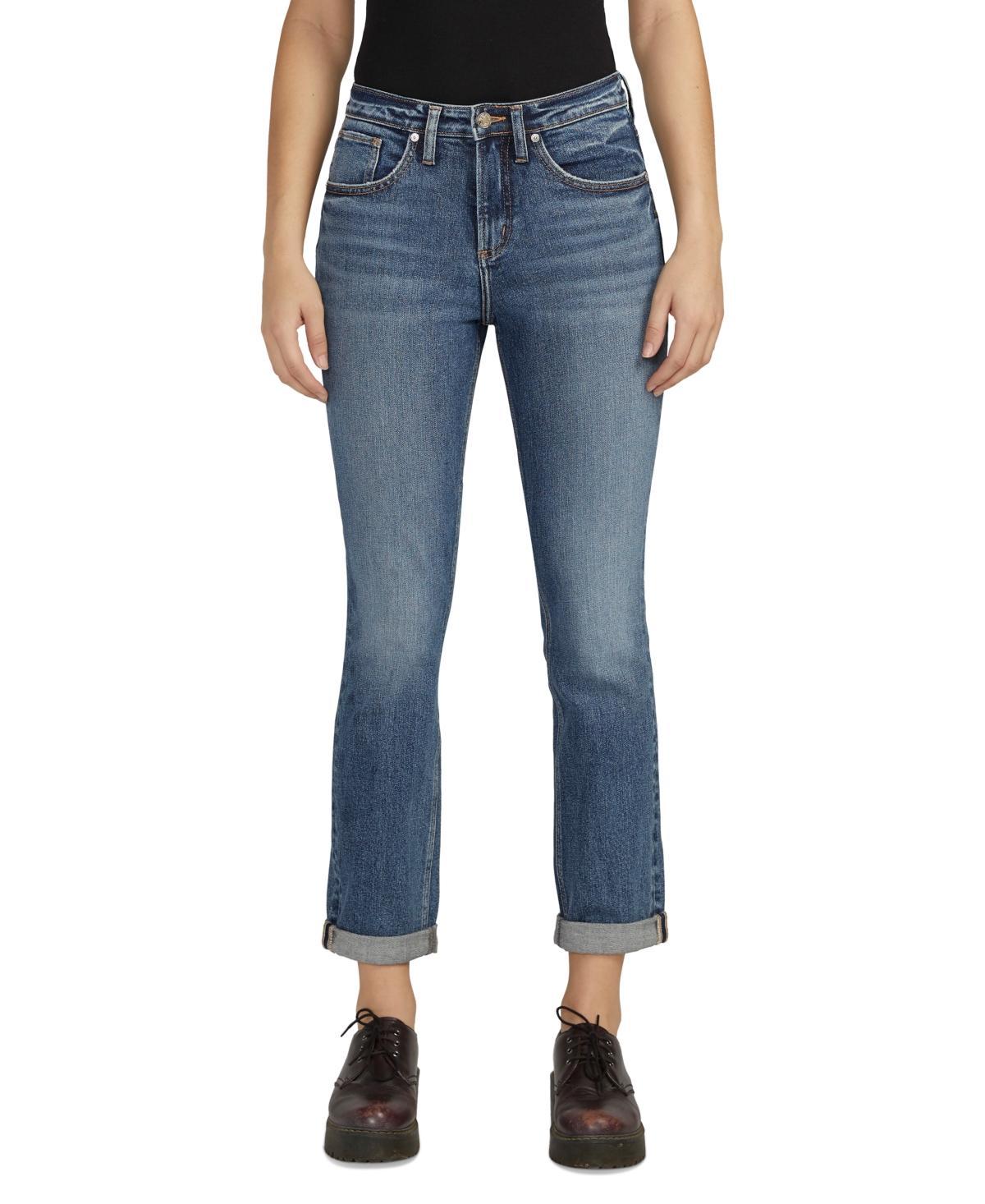 Silver Jeans Co. Beau High-Rise Slim Leg Jeans L27348SOC339 (Indigo) Women's Jeans Product Image