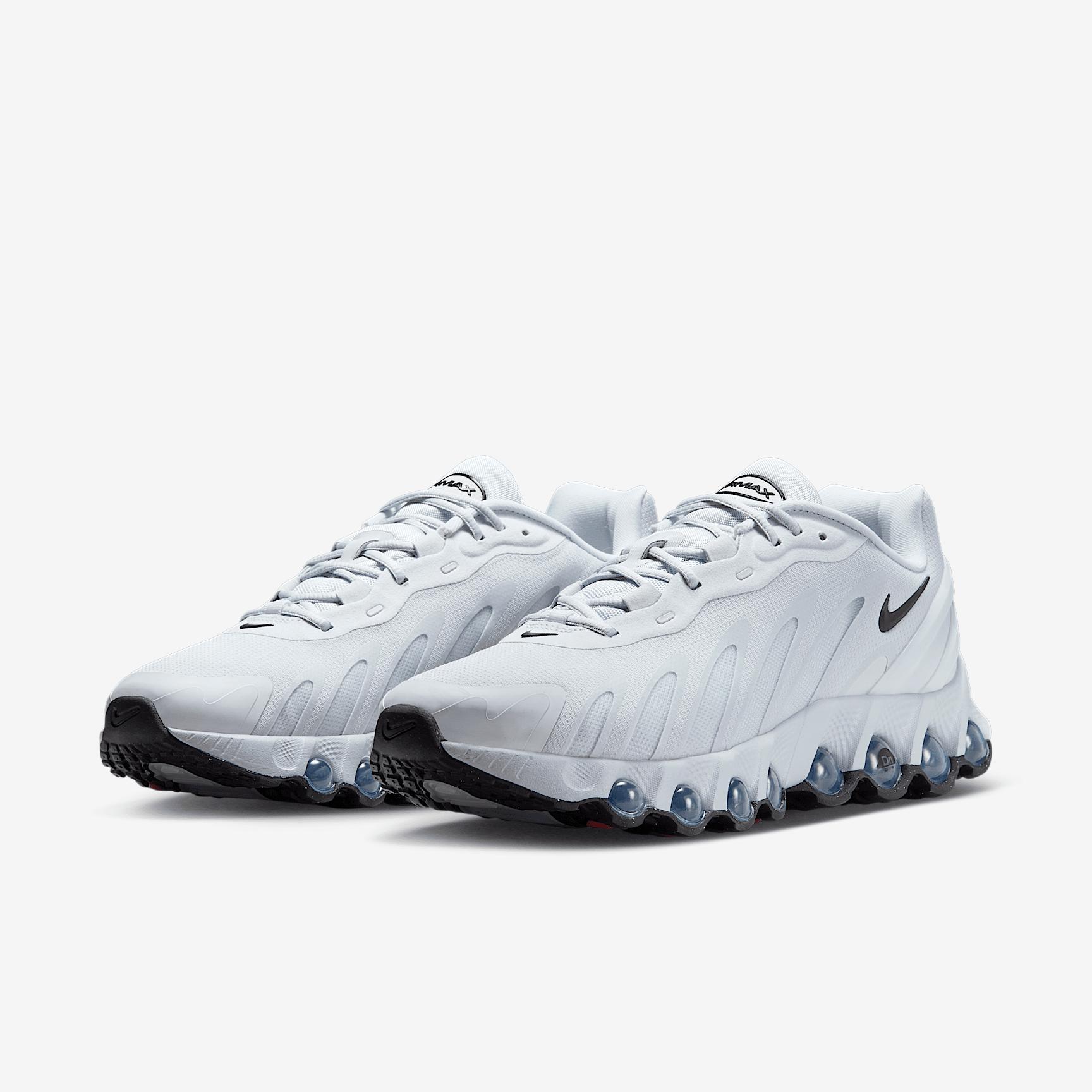 Nike Mens Air Max Dn8 Casual Shoes in Pure Platinum/Pure Platinum/Black Product Image