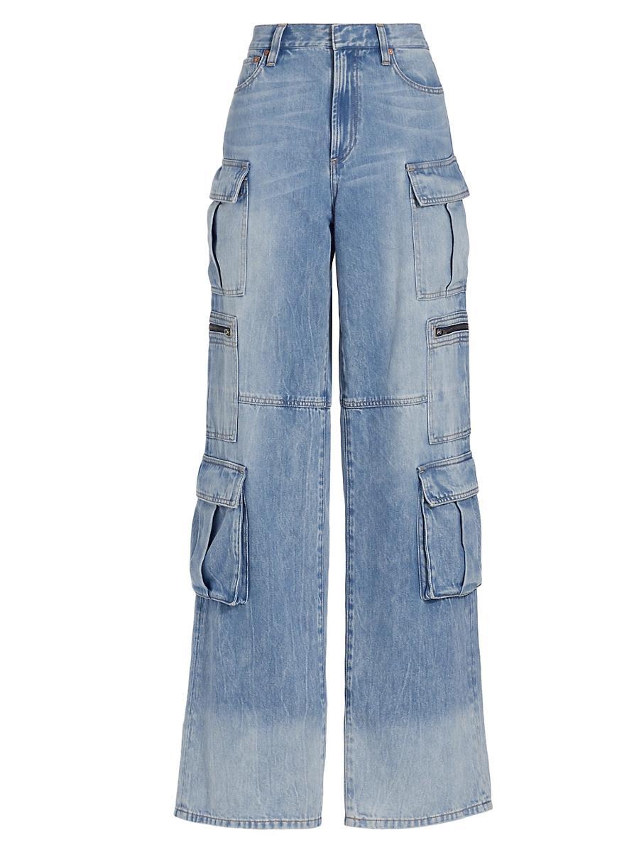 Cay Baggy Denim Cargo Pants Product Image