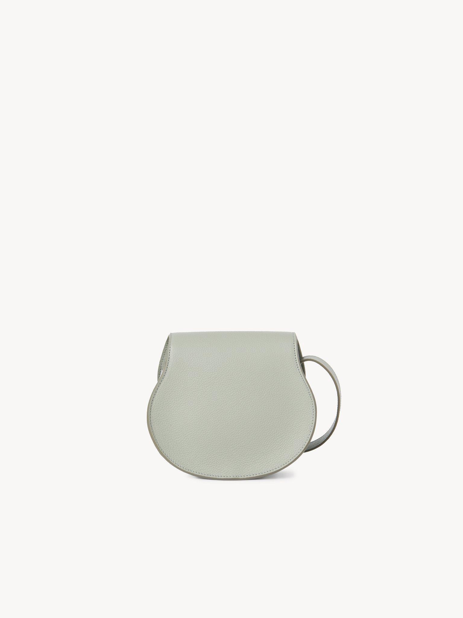 Small Marcie saddle bag in grained leather Product Image