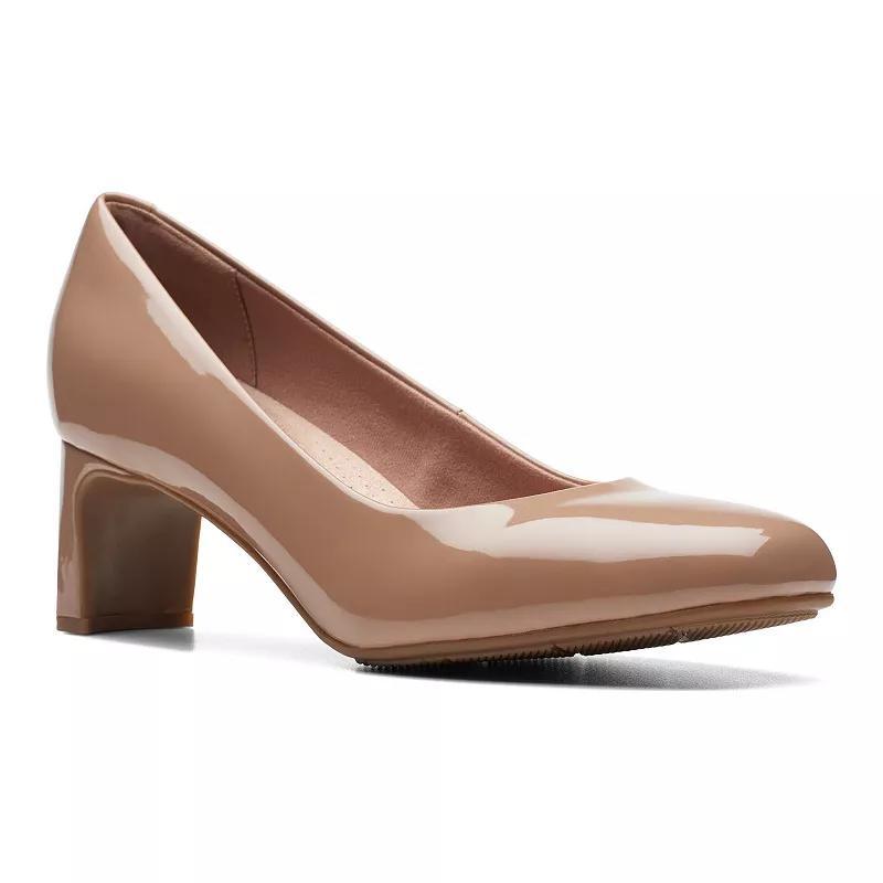 Clarks Kyndall Iris Womens Leather Pumps Product Image