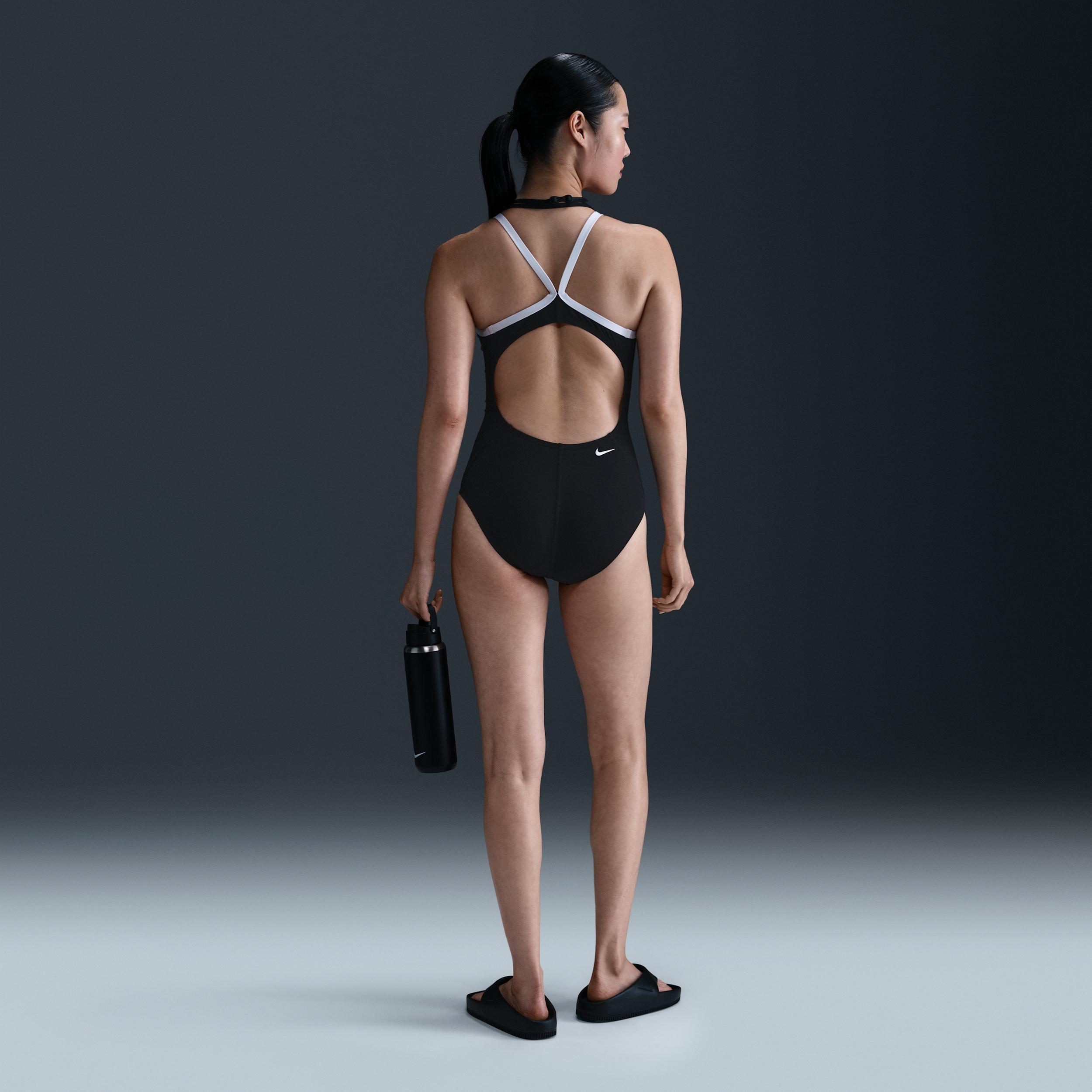 Nike Women's Swim HydraStrong Racerback Low-Leg One-Piece Product Image