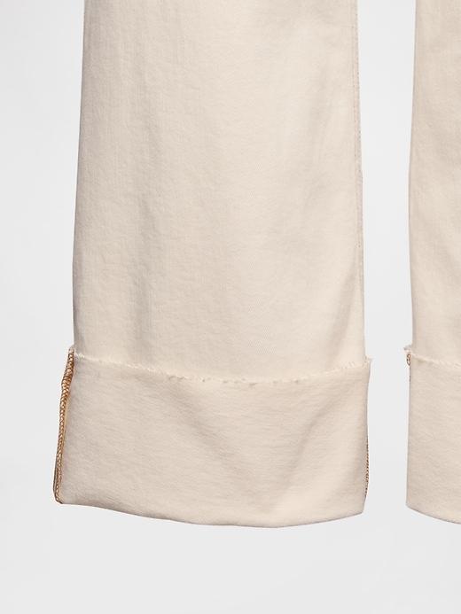 High Rise Stride Wide-Leg Ankle Jeans Product Image