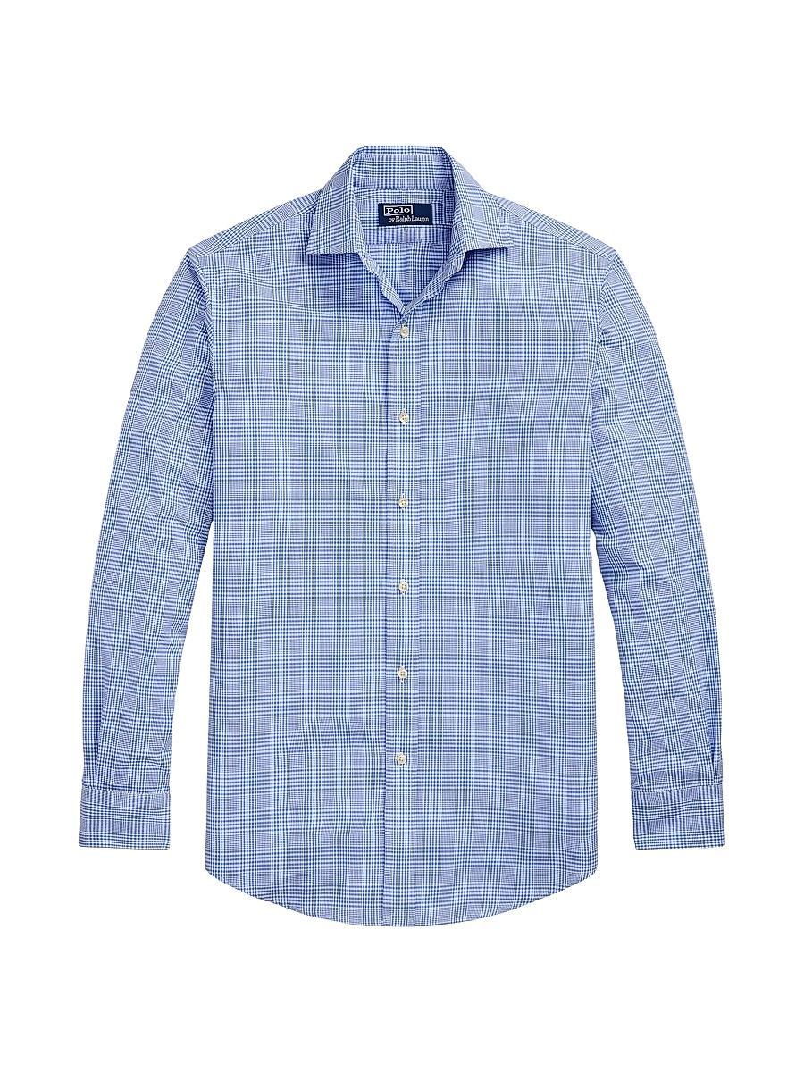 Mens Classic Fit Poplin Button-Front Shirt Product Image