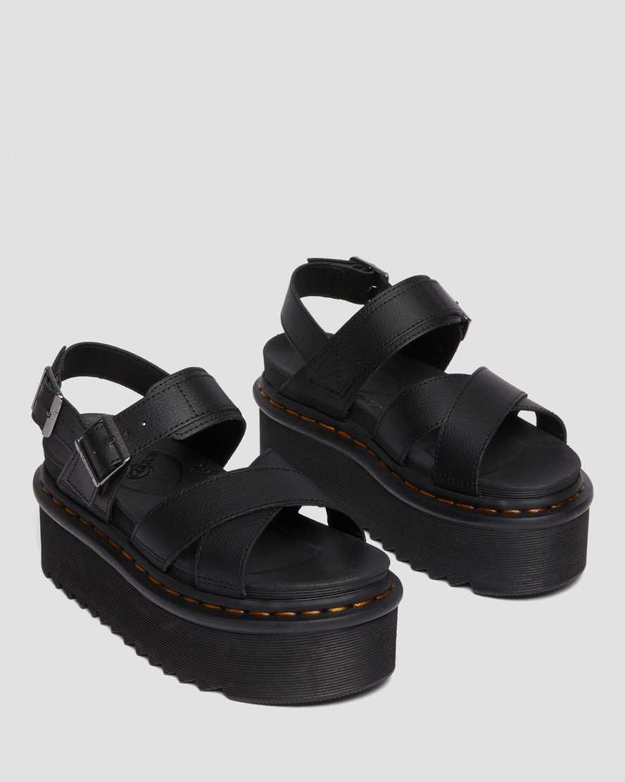 Voss II Athena Leather Strap Platform Sandals Product Image