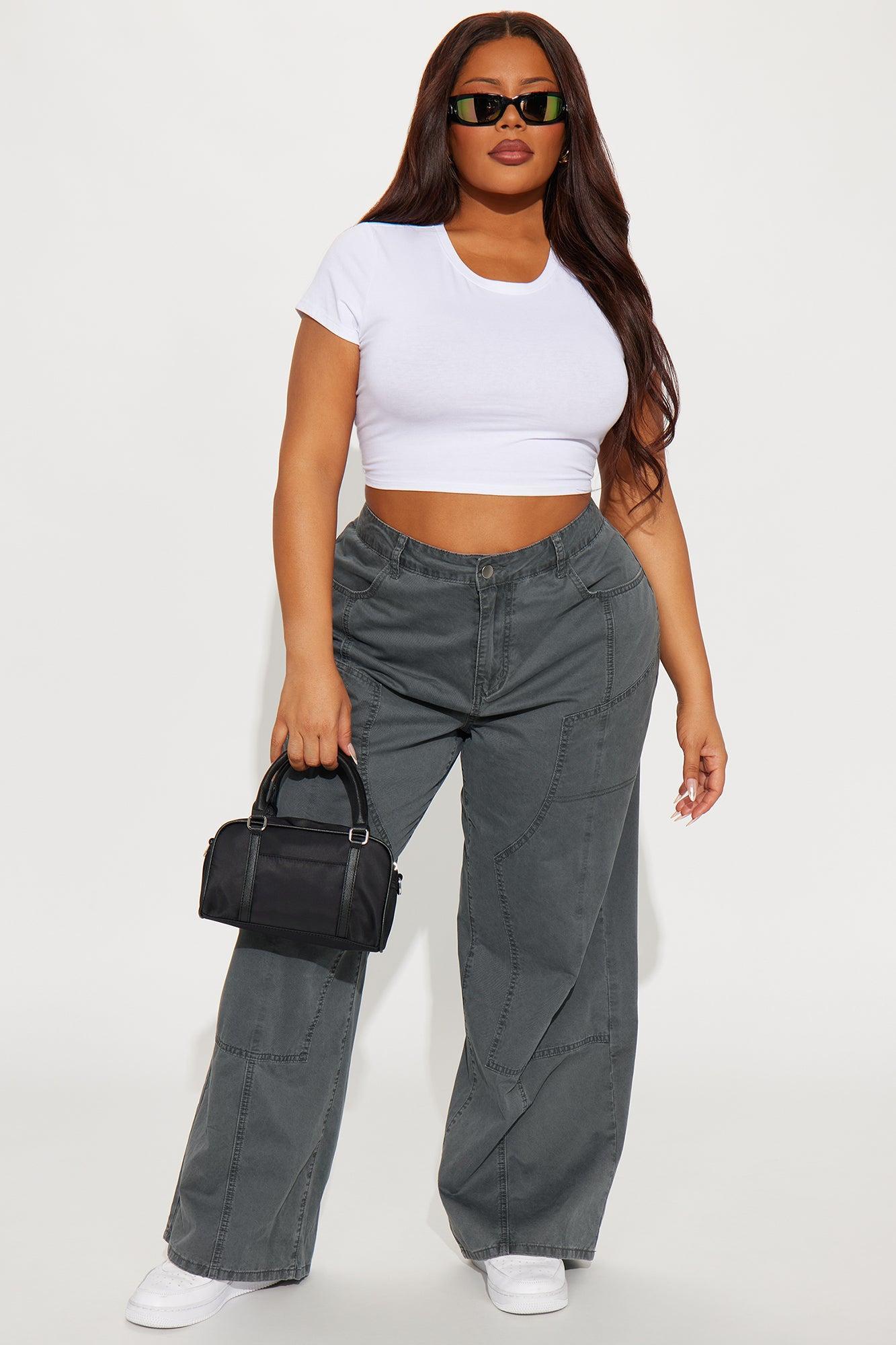 Megan Wide Leg Pant - Black Product Image