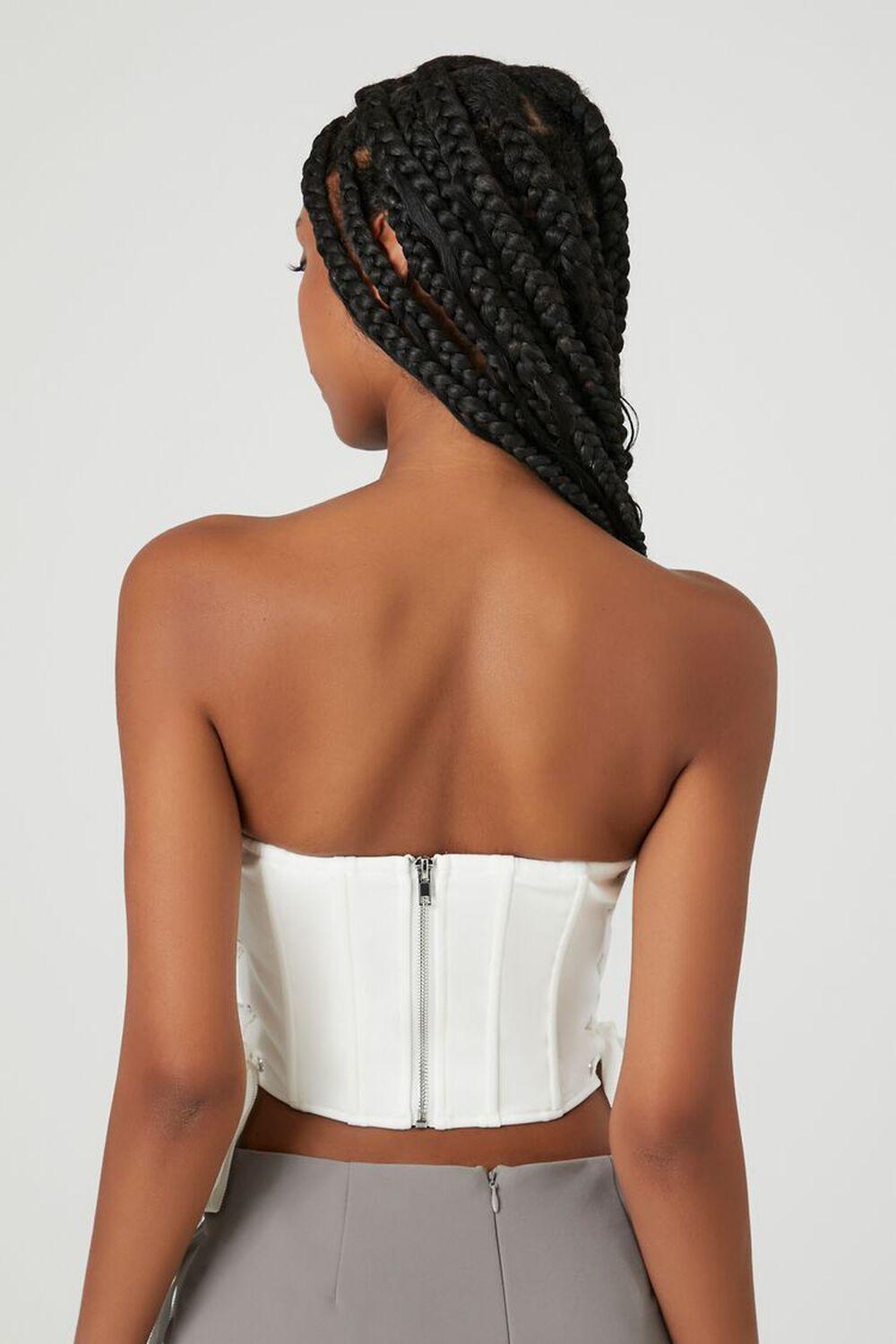 Lace-Up Corset Tube Top | Forever 21 Product Image