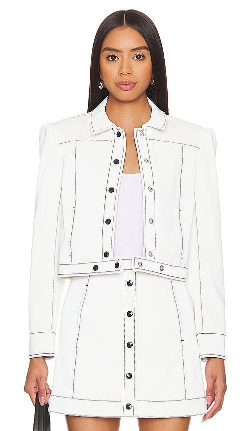 Faux Leather Ciara Jacket Cinq a Sept Product Image