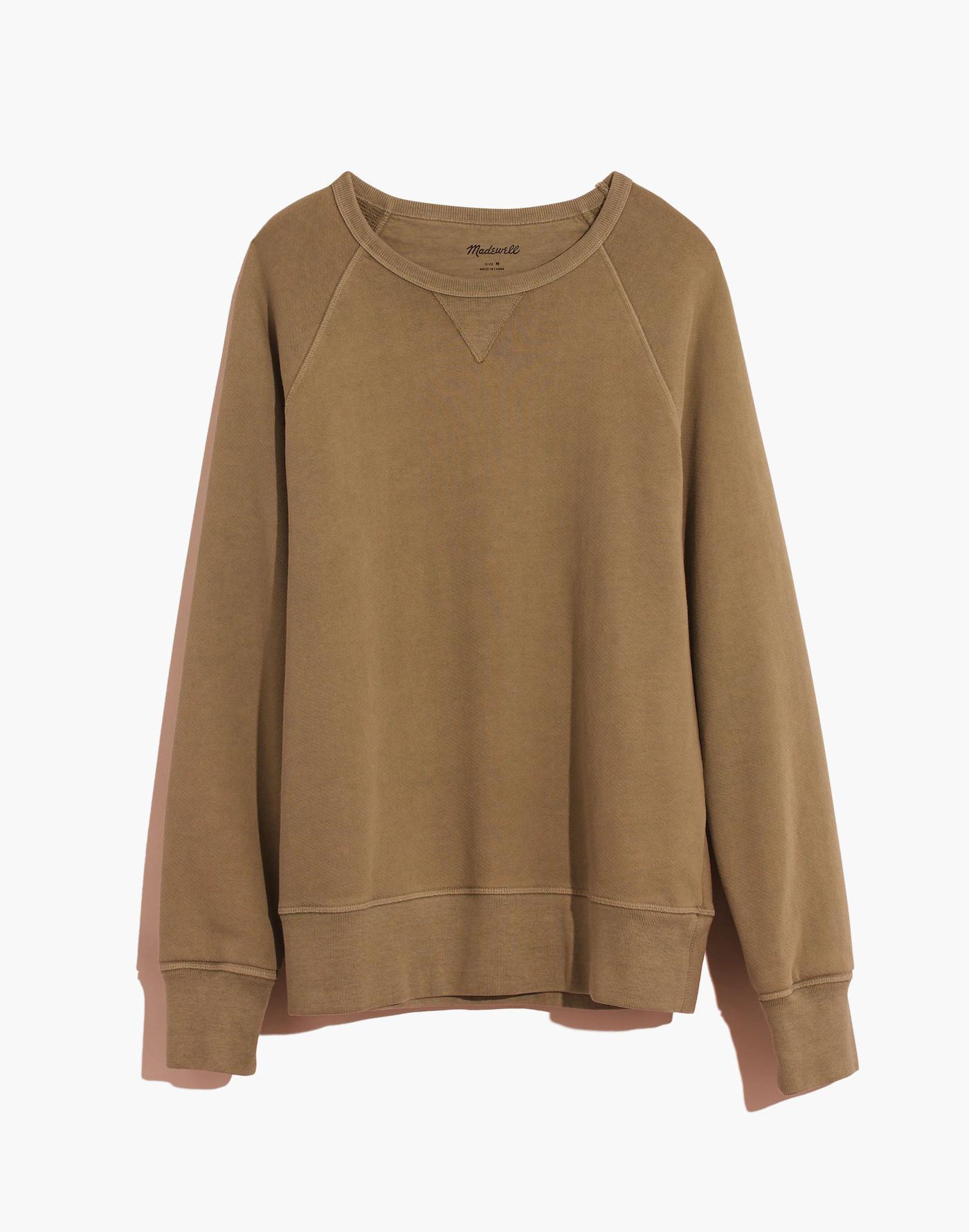 Garment-Dyed Crewneck Sweatshirt Product Image