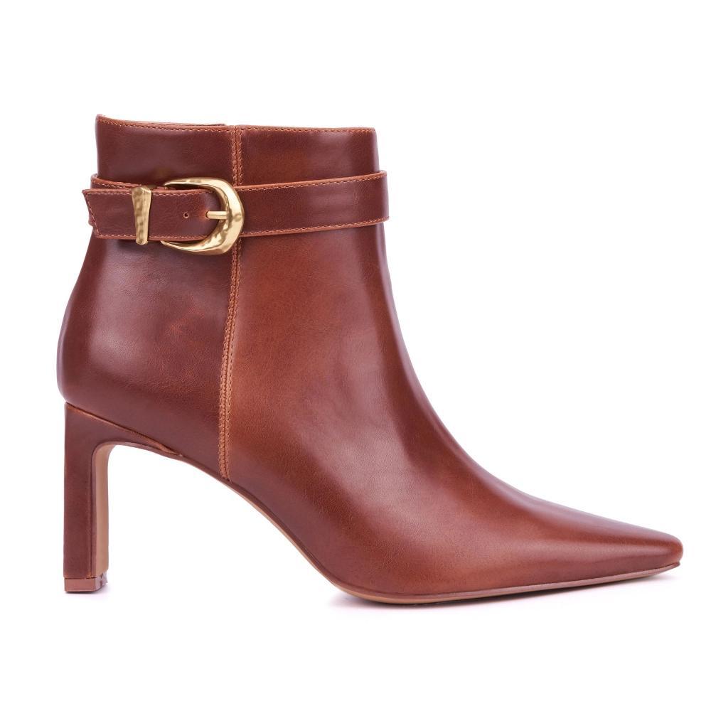 New York & Company Women's Mckenzie Dress Boots - 9, DARK COGNAC Product Image