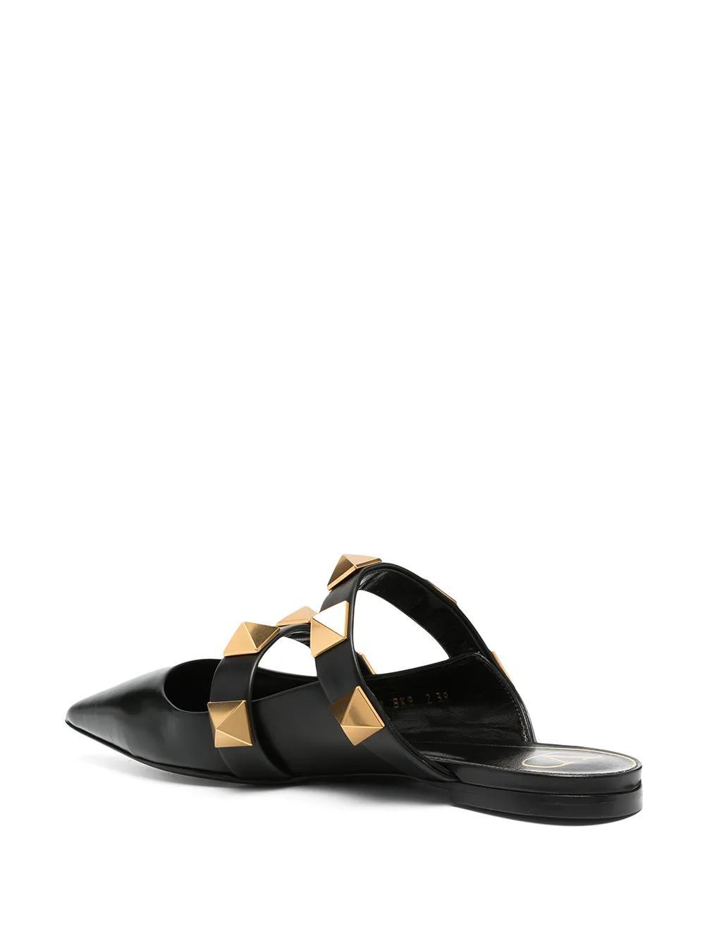 Roman Stud flat mules  Product Image