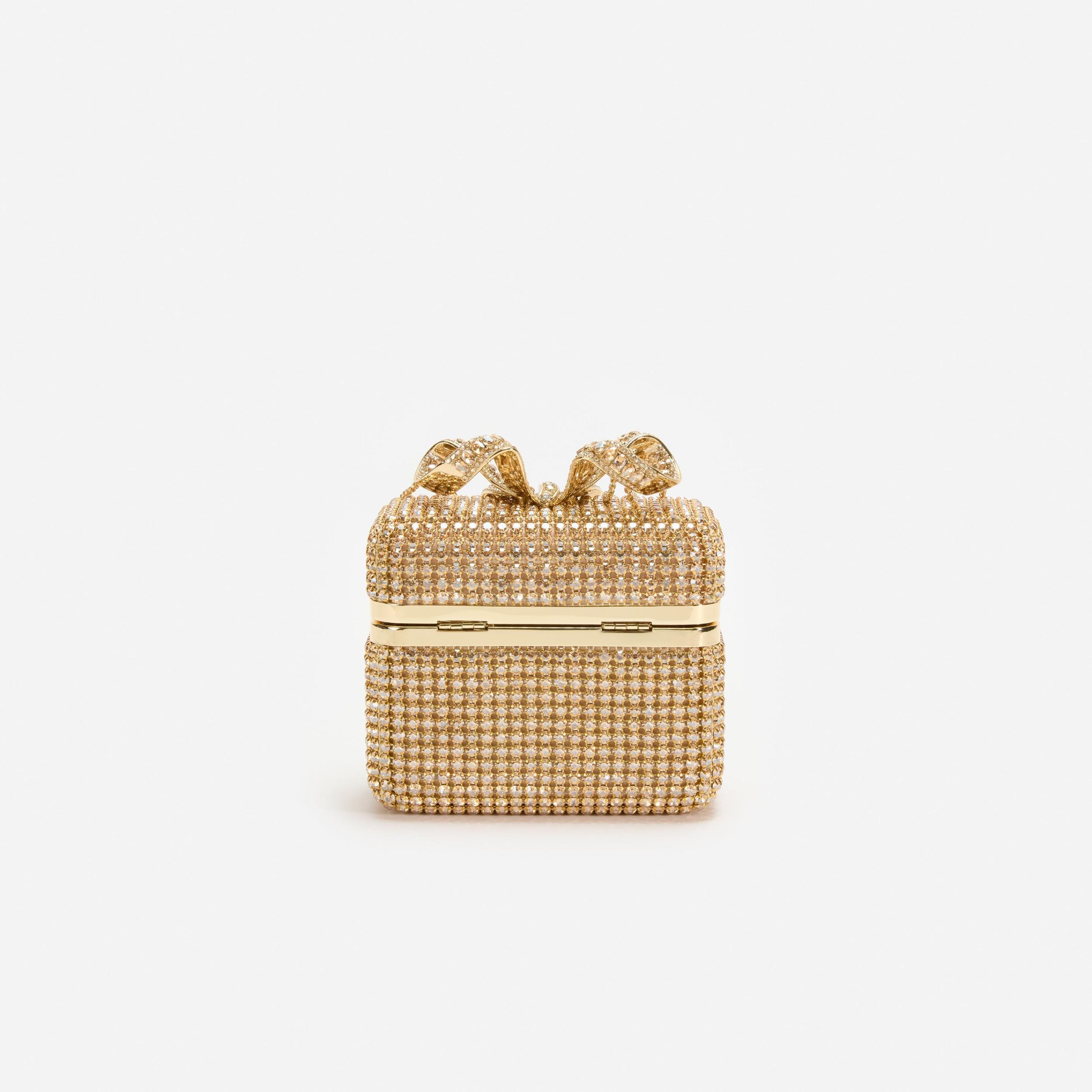 Gold Crystal Vanity Case Product Image
