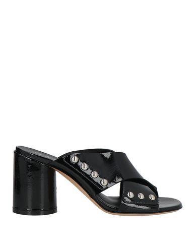 CASADEI Woman Sandals Black Size 8 Leather Product Image