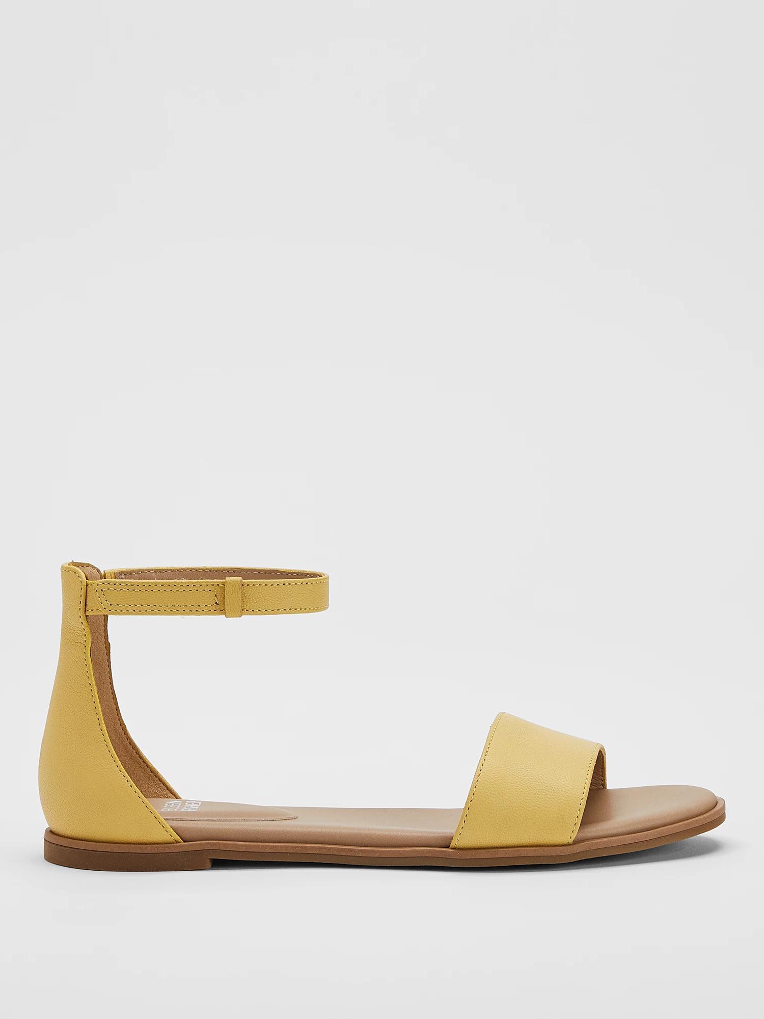 Razz Tumbled Leather Ankle-Strap Sandal Product Image