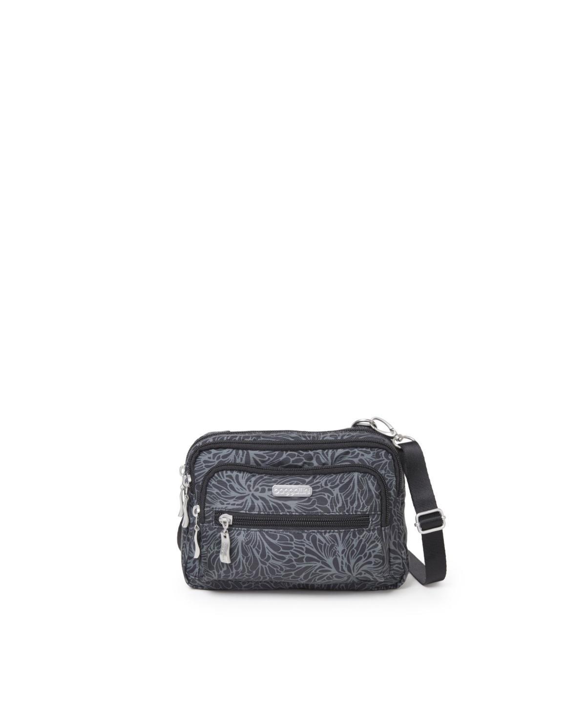 baggallini Triple Zipper Convertible Crossbody Bag Product Image