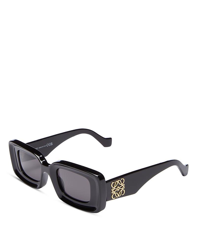 Womens Chunky Anagram Rectangle Sunglasses Product Image