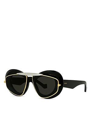 Womens Double Frame 47MM Geometric Sunglasses Product Image