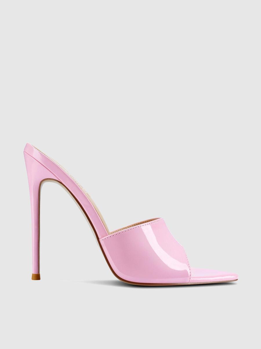 Gianni Patent Mule - Barbie Pink Product Image
