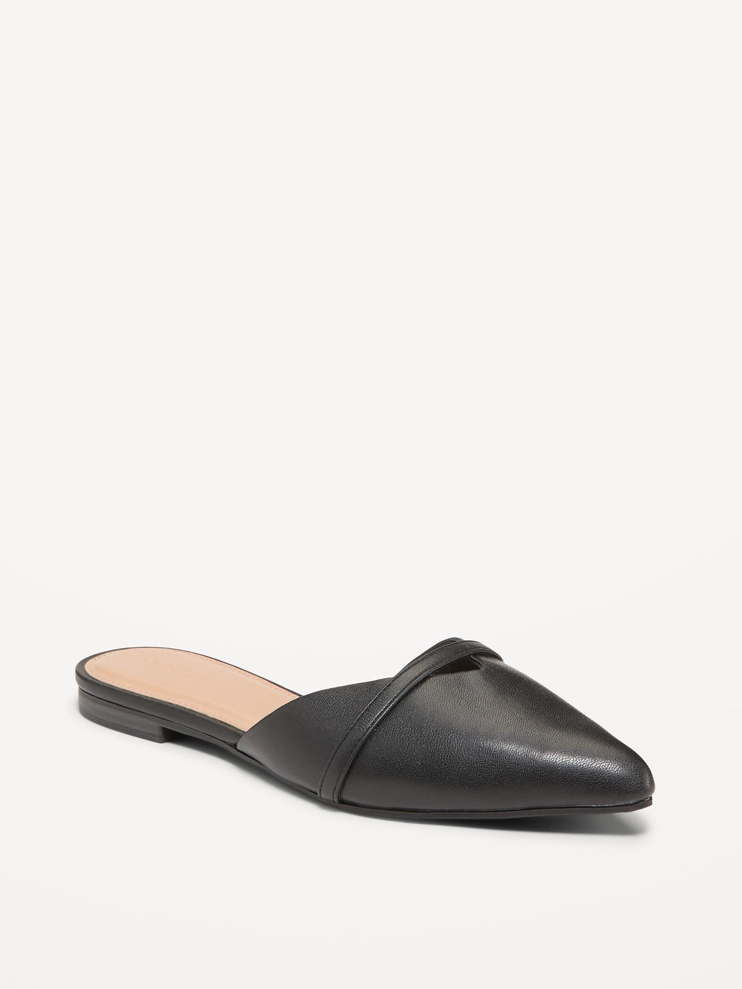 Faux Leather Mule Product Image