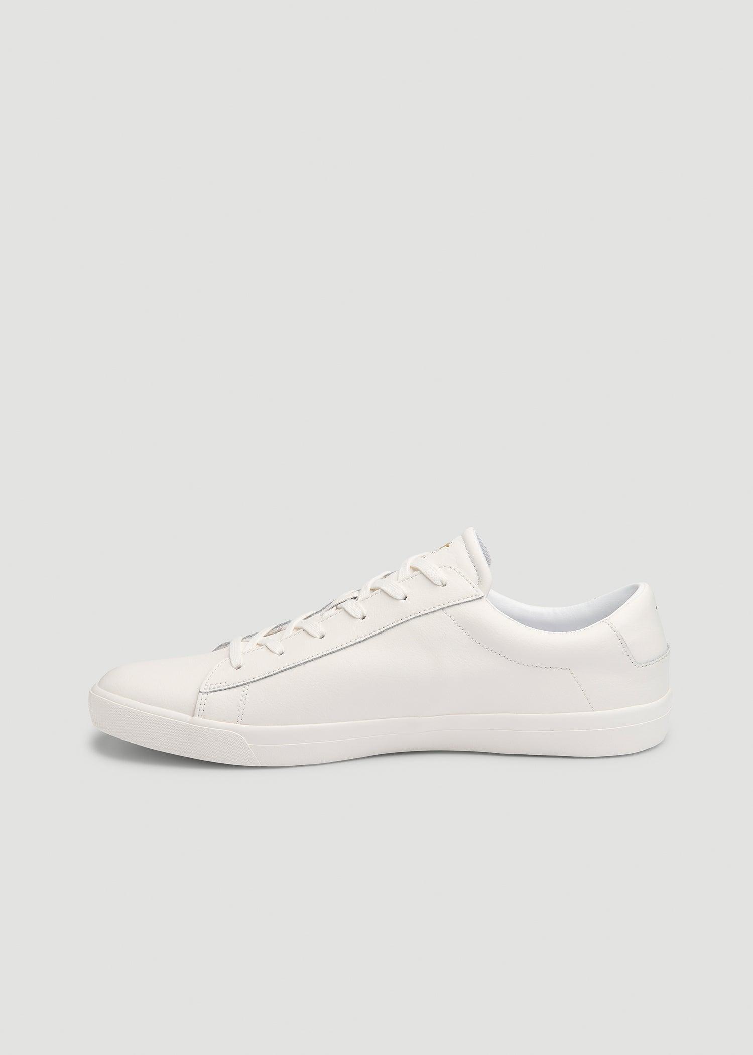 Tennis Sneaker for Tall Men in White Product Image
