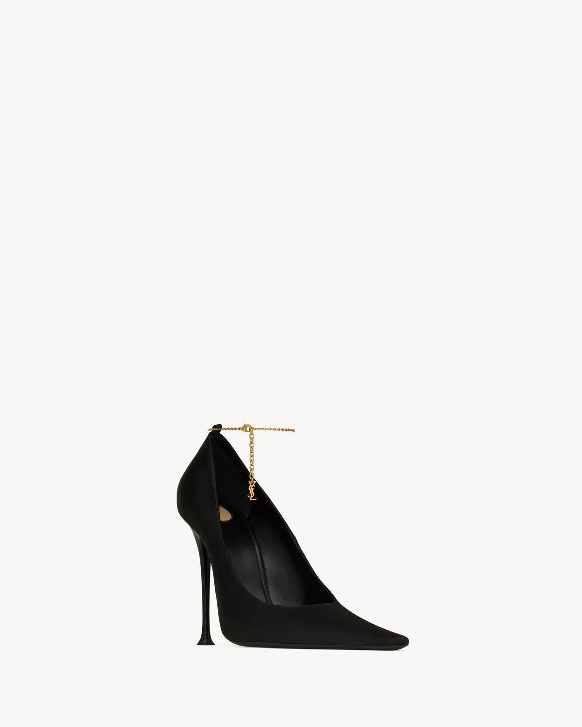 lee slingback pumps in glazed leather Product Image