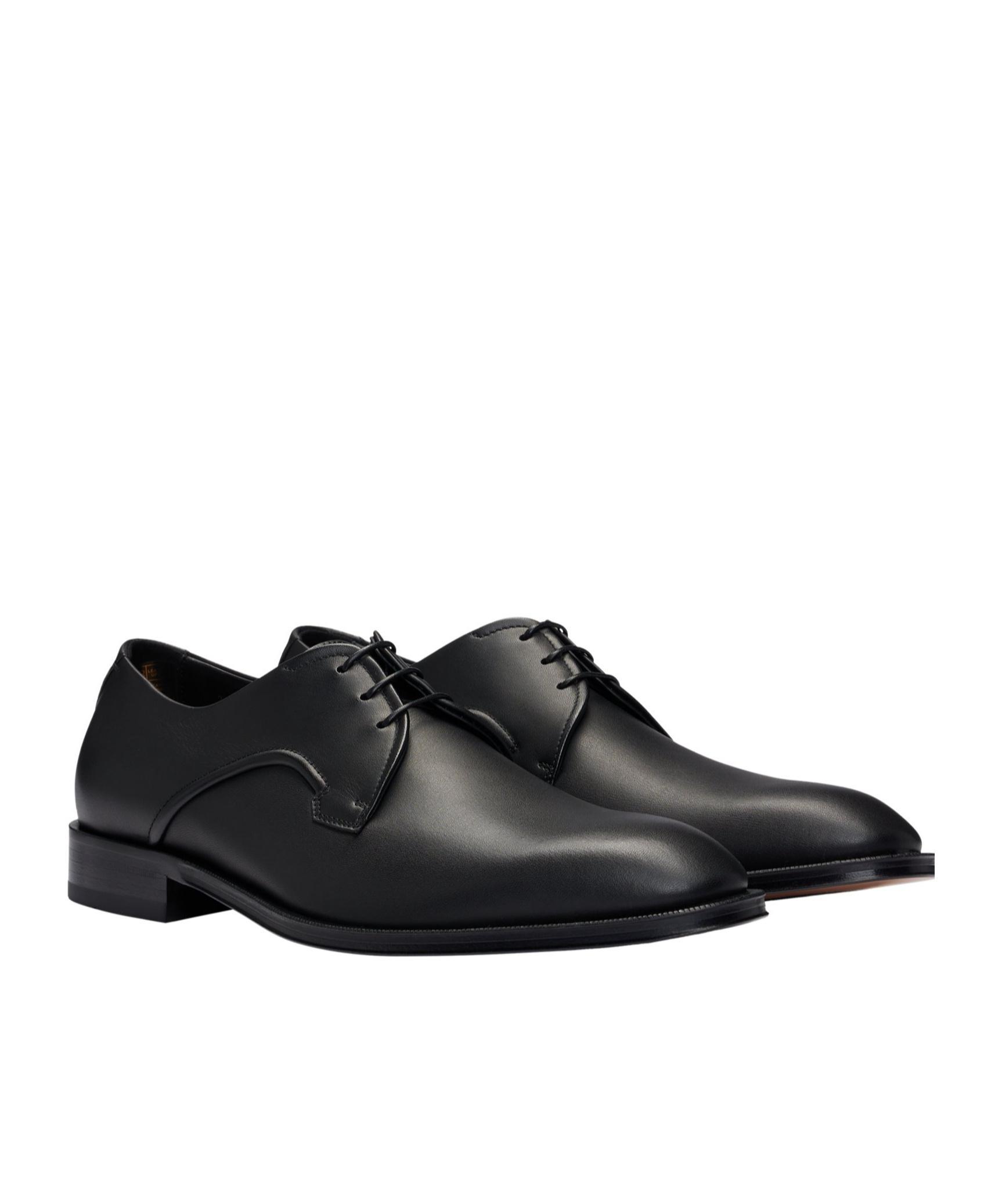 HUGO BOSS Round-headed Business Dress Shoes In Black Product Image