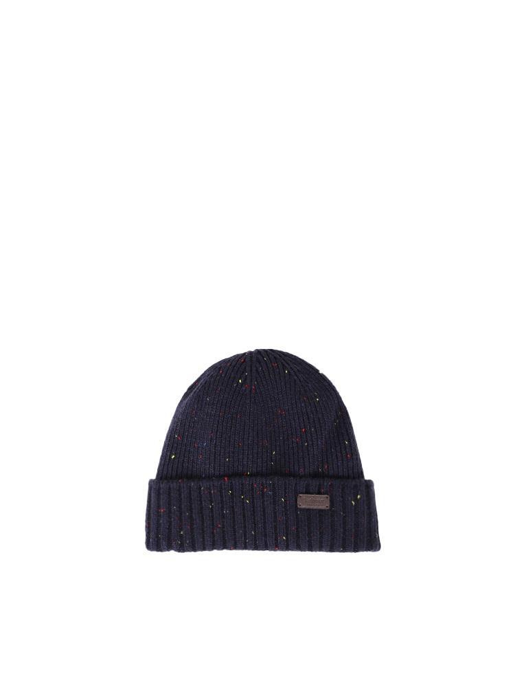 BARBOUR Logo Knitted Hat In Black Product Image