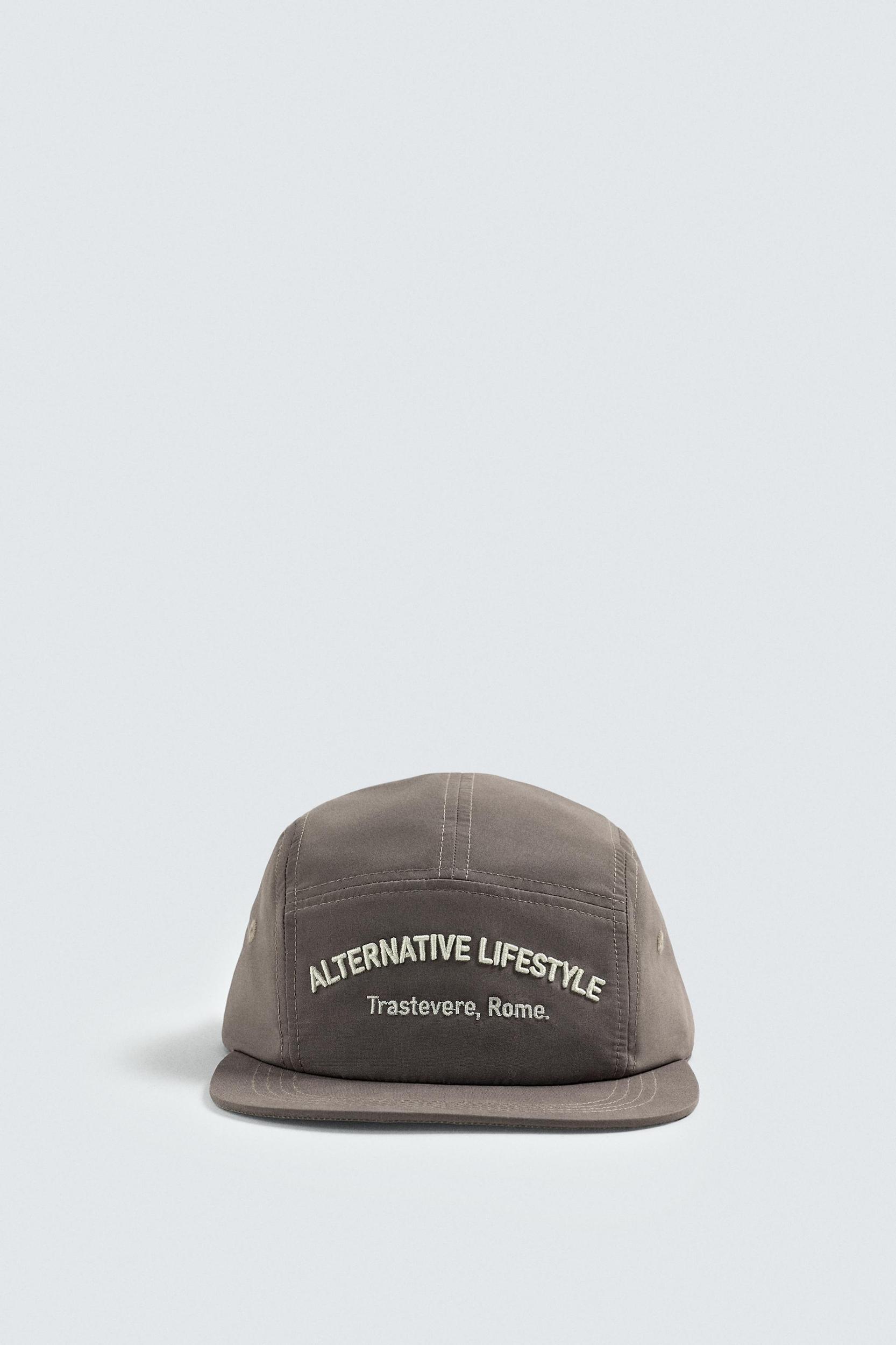EMBROIDERED FLAT VISOR CAP Product Image