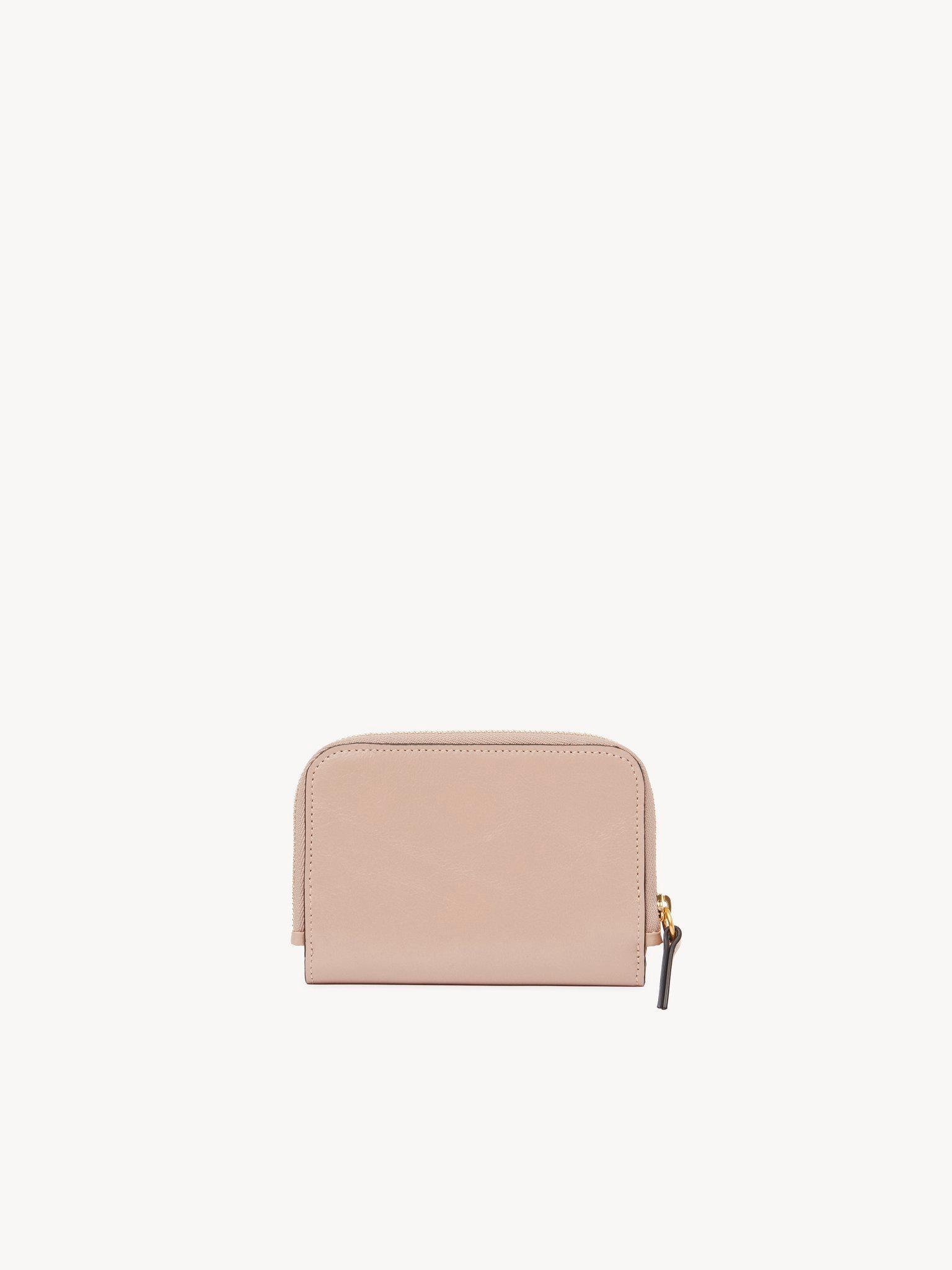 Alphabet bifold wallet in shiny leather Product Image
