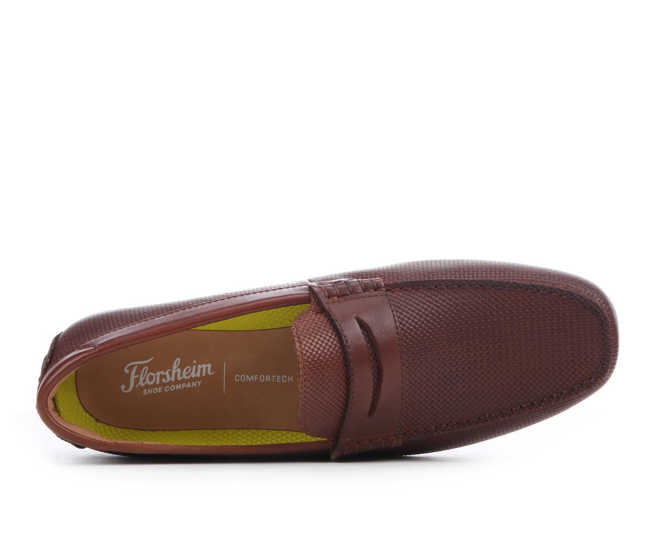 Men's Florsheim Motor Moc Toe Penny Driver Dress Loafers Product Image