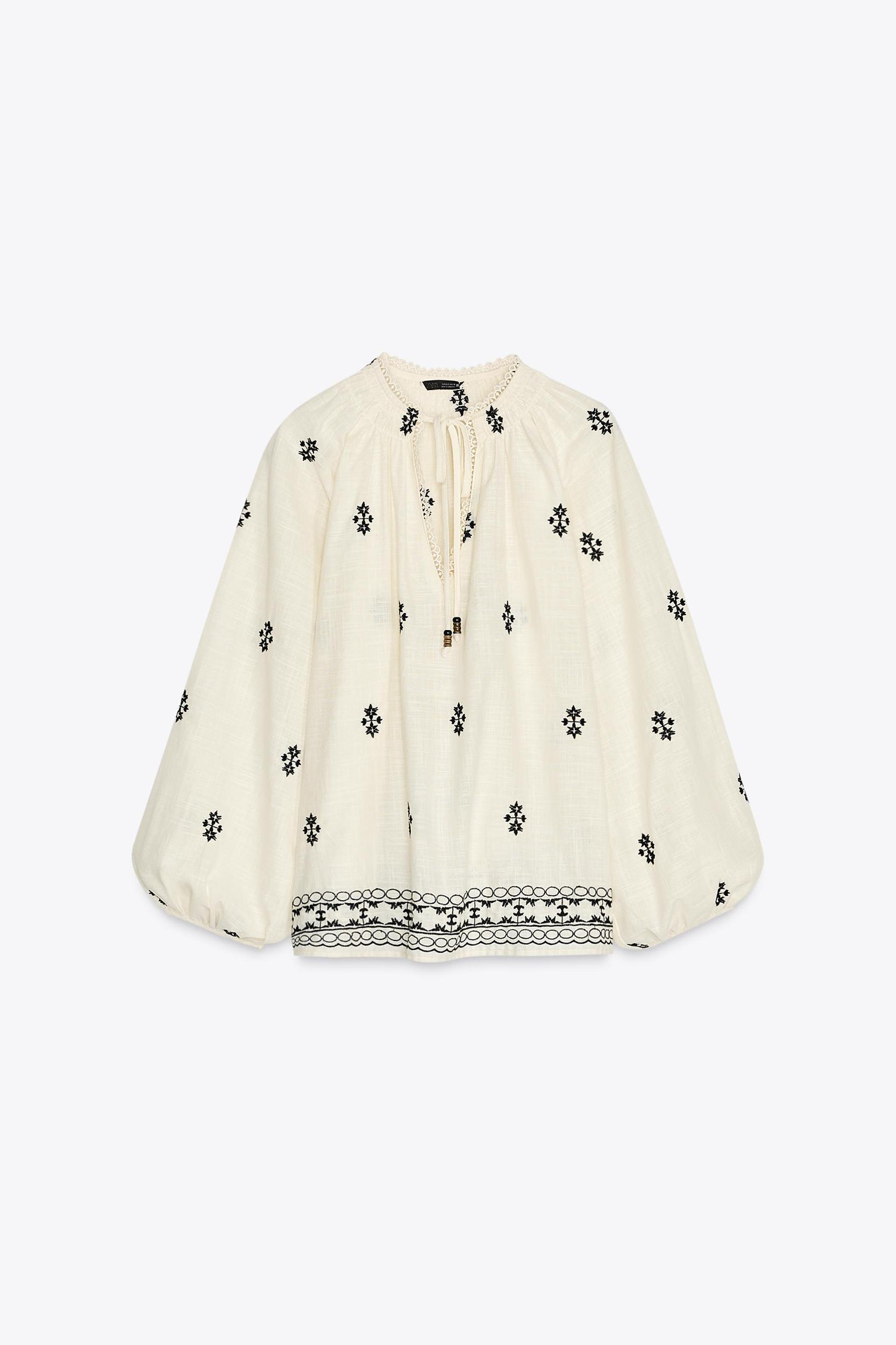 EMBROIDERED BLOUSE Product Image