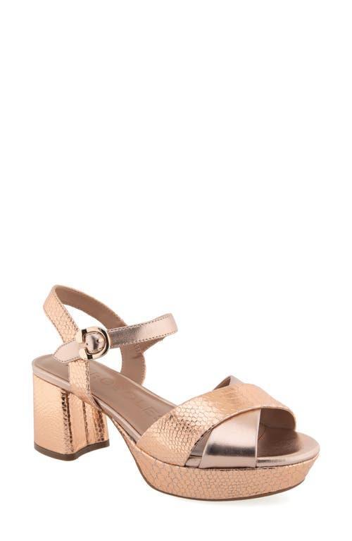 Aerosoles Cosmos Womens Suede Platform Sandals Product Image