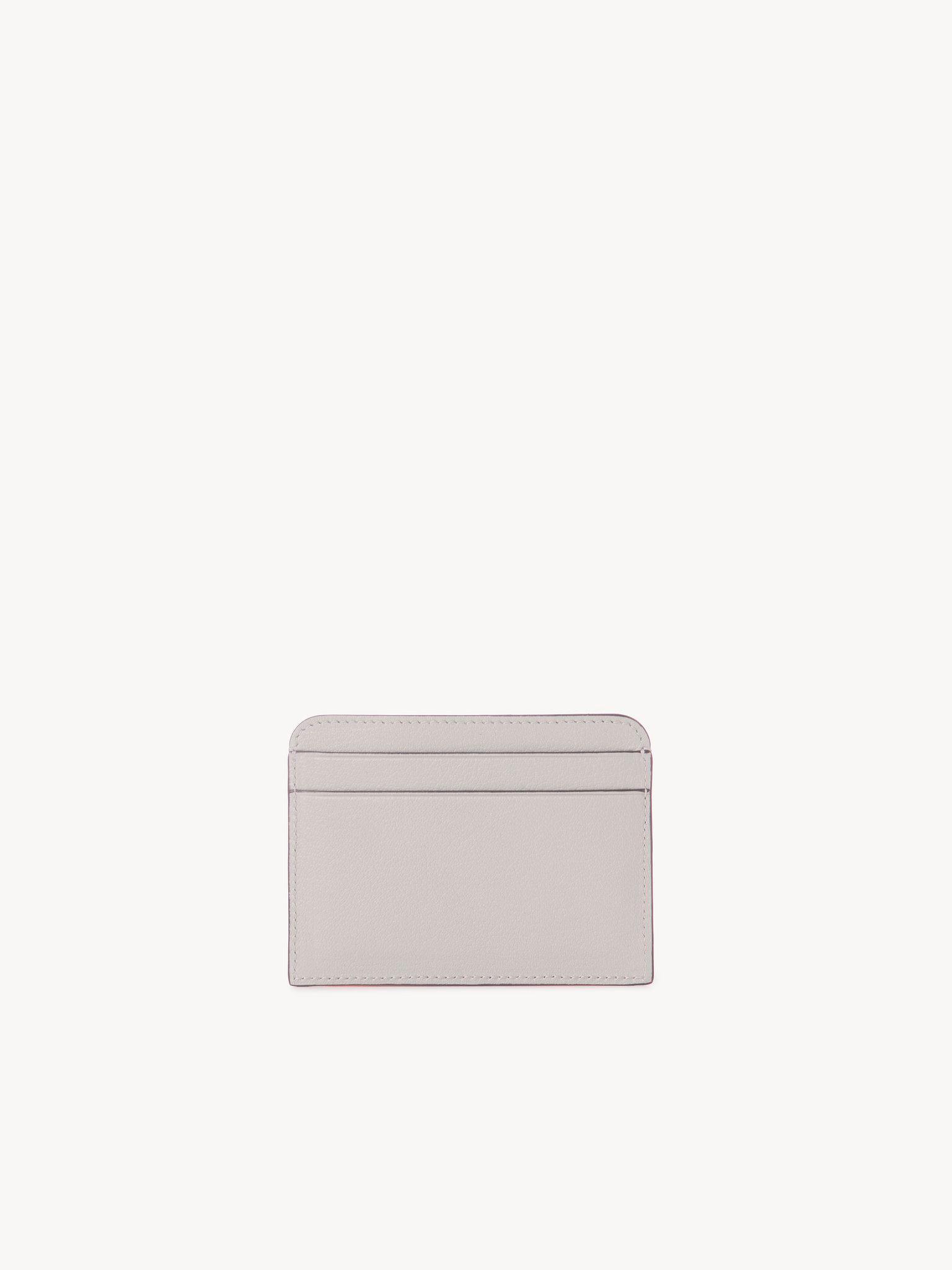 Chloé Iconic card holder in grained leather Product Image