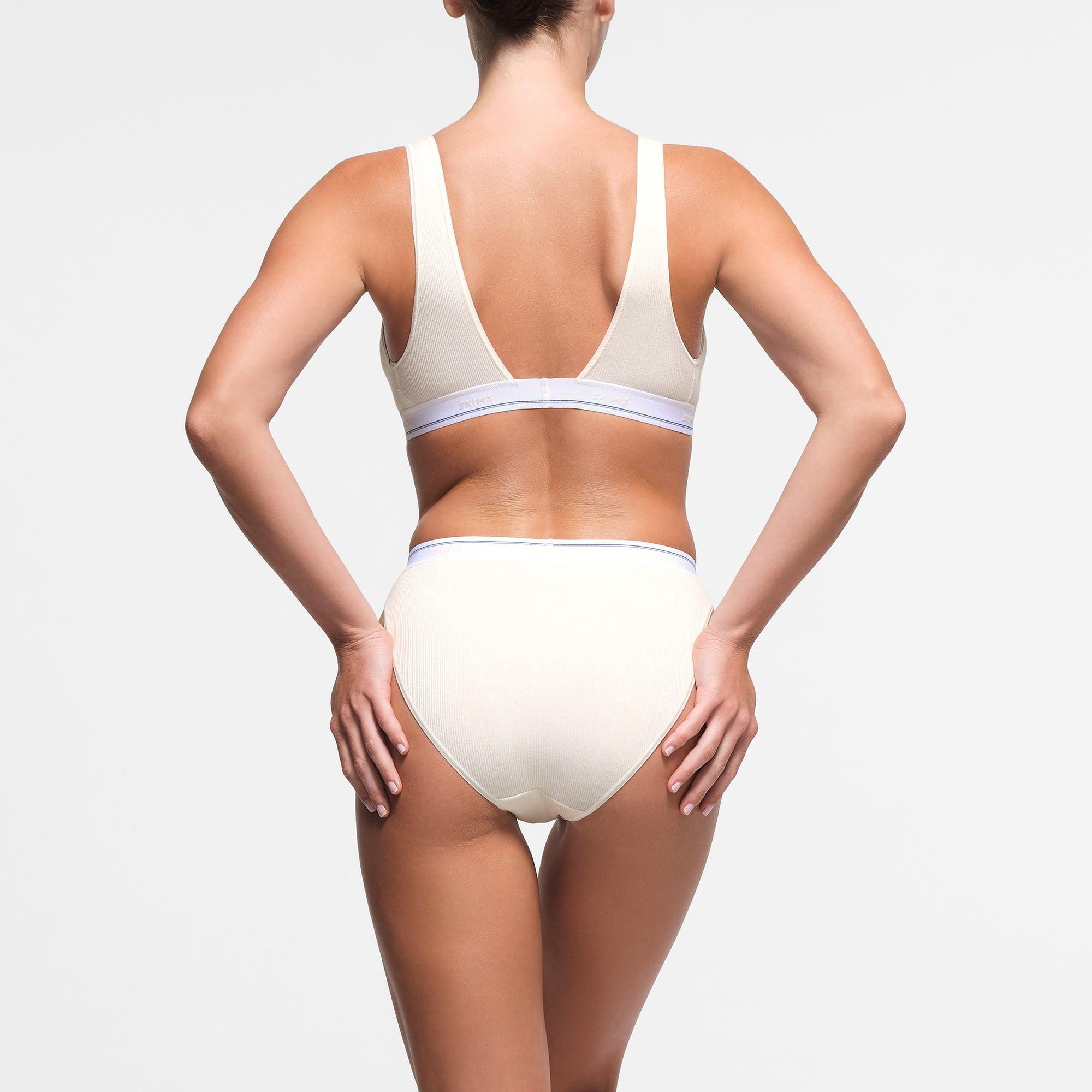 COTTON RIB BANDEAU | MARBLE STRIPE Product Image
