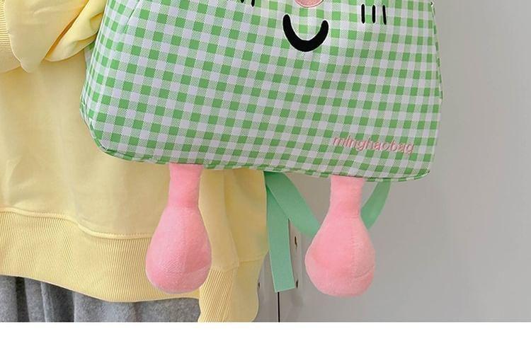 Cartoon Plaid Backpack Product Image