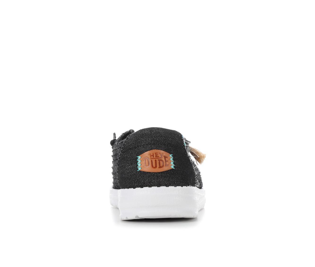 Women's HEYDUDE Wendy Perf Canvas Casual Shoes Product Image